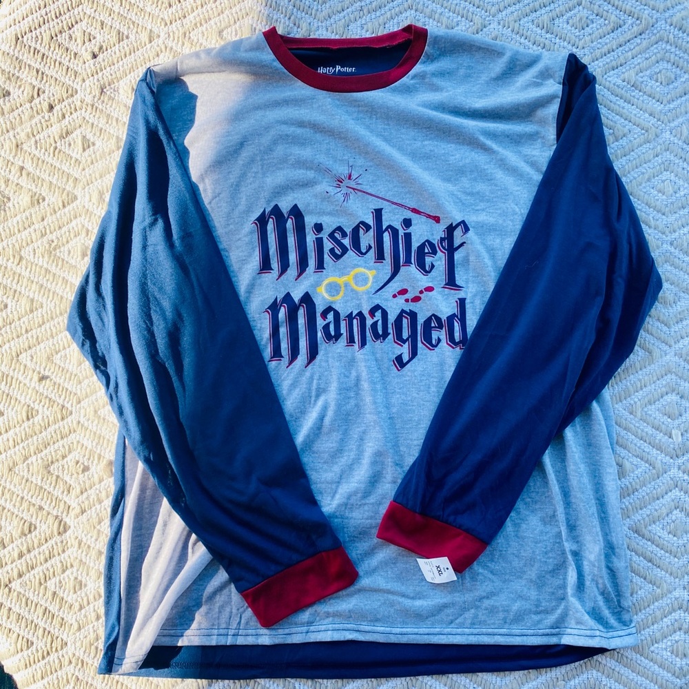 Harry Potter mischief managed long sleeve shirt